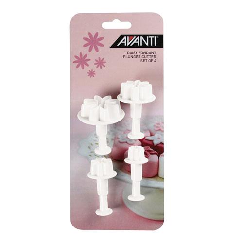 Avanti Fondant Plunger Cut Set (4pcs) (Daisy)