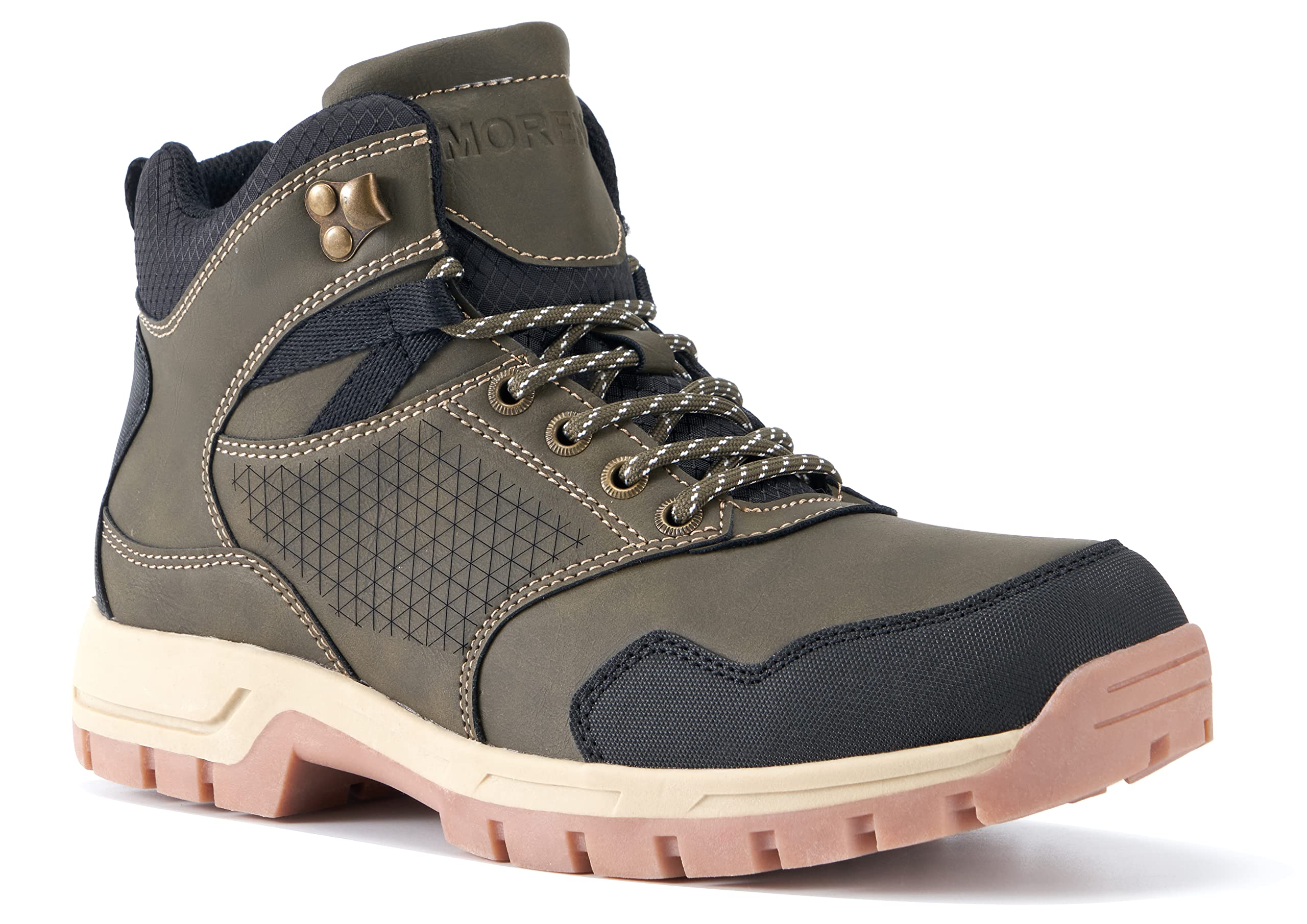 

MORENDL Snow Hiking Comfortable to Walk Green Size Men s Boots, Shoes, Lightweight, Breathable, Insulated, Warm, Slip-Resistant, High-Traction, in,