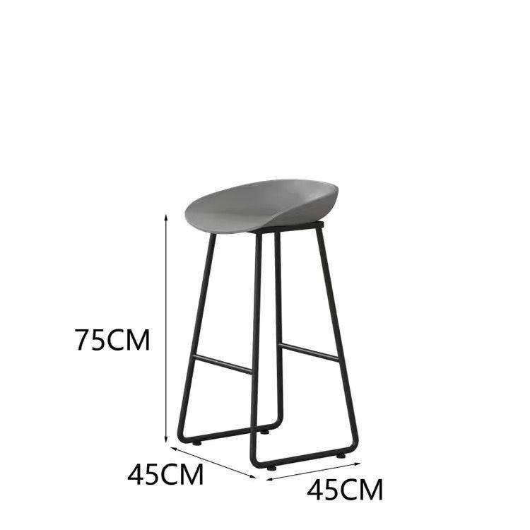 Nordic Modern Bar Stool for Extended Sitting