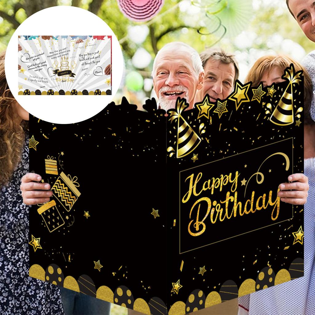 Giant Birthday , Party Supplies, Message Book, Paper Birthday