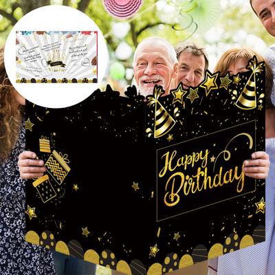 Giant Birthday , Party Supplies, Message Book, Paper Birthday