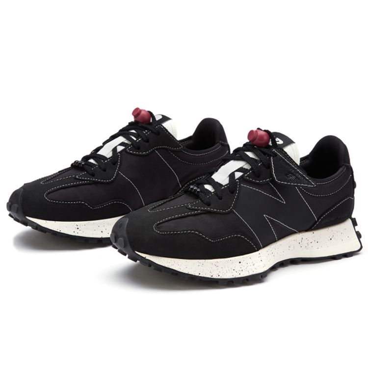 ColorsxStudios x New Balance 327 Schwarz Rumba Rot Unisex Sneaker MS327CT