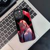 Anime M-Makima Phone Case For iPhone 17,16,15,14,13,12,11,Pro,XS,Max,Plus,Mini,SE4,E Black Matte Shockproof Cover
