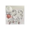 Silver Birthday Number Balloon, 2-Year-Old Birthday Number Balloon, 32-inch (approx. 80cm), Aluminum Balloon, Perfect for Weddings, Anniversaries, and