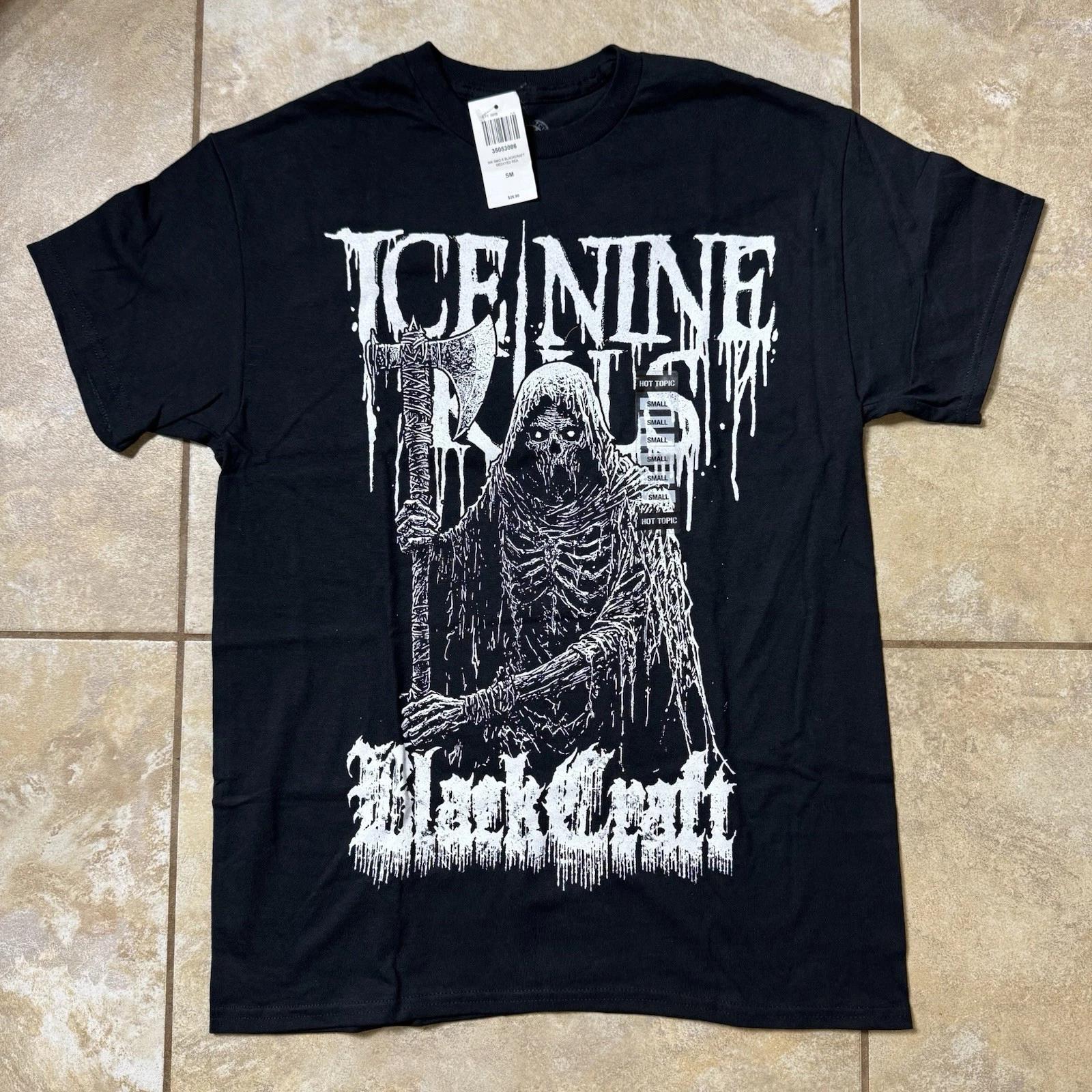 Ice Nine Kills X Blackcraft Decayed Reaper SMALL T-Shirt New L