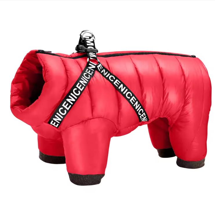 

Зимовий одяг для собак. Супертепла куртка для собак. Пальто. Водонепроникне пальто для маленьких середніх великих собак. Одяг для домашніх тварин. Комбінезон для французького бульдога. 22