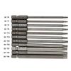 11pcs Torx Screwdriver Bit Set Hex Security Magnetic Head 100MM Extra Long