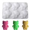 Little Bear Shape Chocolate Mold Food-Grade Silicone Pudding Mould  Valentine's Day
