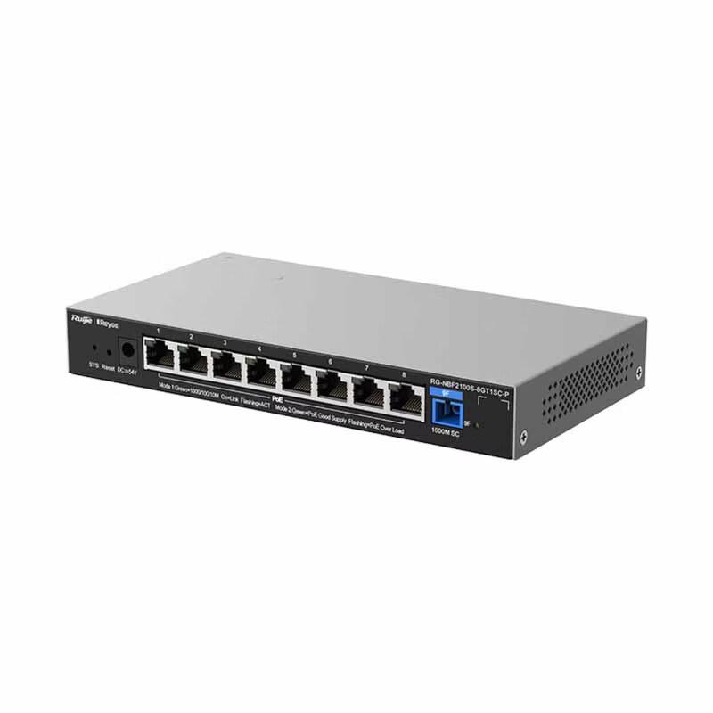 Ruijie RG-NBF2100S-8GT1SC-P Managed 8-Port Gigabit POE Switch