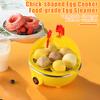 Electric Egg Cooker Large Capacity Auto Shut-Off Safe To Use Chicken Shape Electric Egg Boiler Multifunctional Egg Poacher