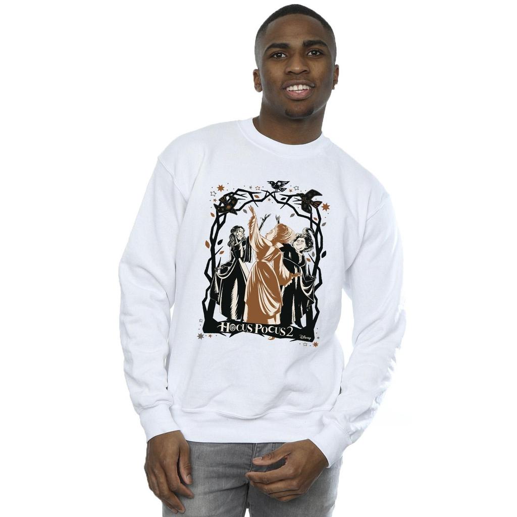 Disney Mens Hocus Pocus Birds Sweatshirt