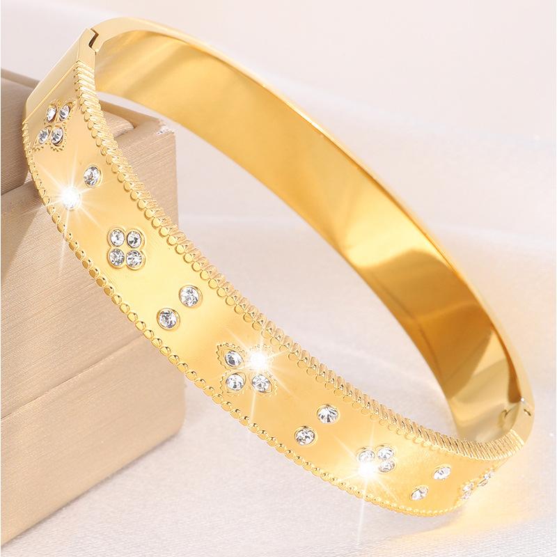 European and American Color Open Light Luxury High-end Bracelet