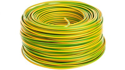 Instalační kabel H07V-K 2,5 zelenožlutý 29146 /100m/
