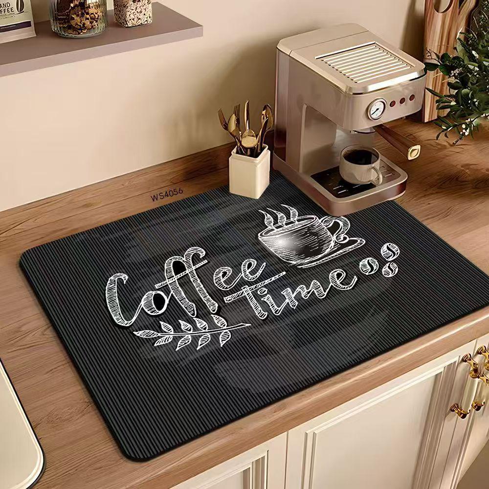 Diatom Mud Absorbent Kitchen Mat for Coffee Machines and Countertops 30x40cm New