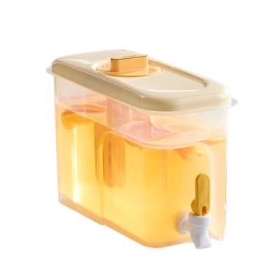 4L İçecek Buz Kovası Yüksek Ve Düşük Sıcaklık Dayanımı Drinkware Gıda Sınıfı Buzdolabı Suyu Su Kovası İçecek Dispenseri