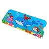 Cartoon Pattern Bathtub Mats Sea Animal 100cm*40cm Bath Shower Mats Drainage Design PVC Non-Slip Bath Mat Shower Use