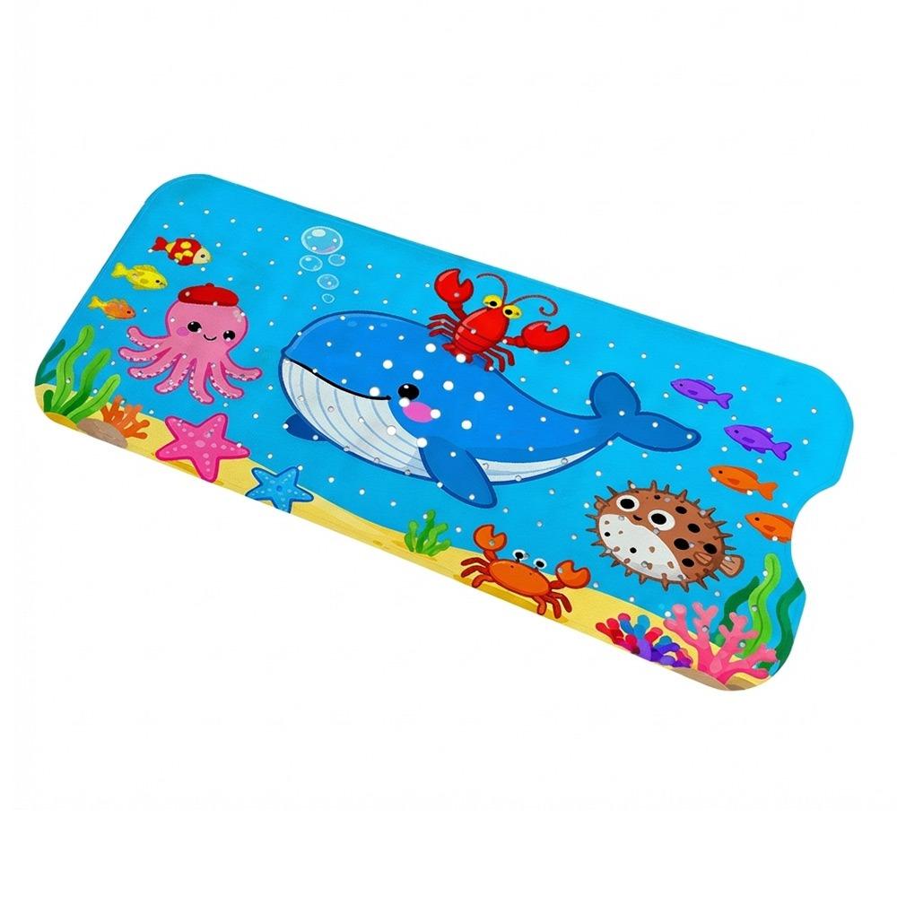

Sea Animal Bath Shower Mats Cartoon Pattern Non-Slip Bath Mat Creative Bathtub Mats Bathtub Use 5