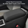 LUWU Center Console Cover Compatible With 2024 2025 Land Cruiser Accessories 2025 Land Cruiser Prado LC250 Land Cruiser 250 Armrest Cover Center