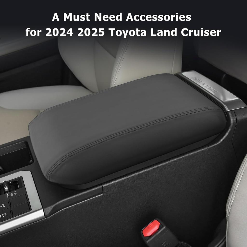 LUWU Center Console Cover Compatible With 2024 2025 Land Cruiser Accessories 2025 Land Cruiser Prado LC250 Land Cruiser 250 Armrest Cover Center