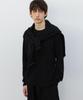 INSILENCE Waffle Crew Neck Long Sleeve Black