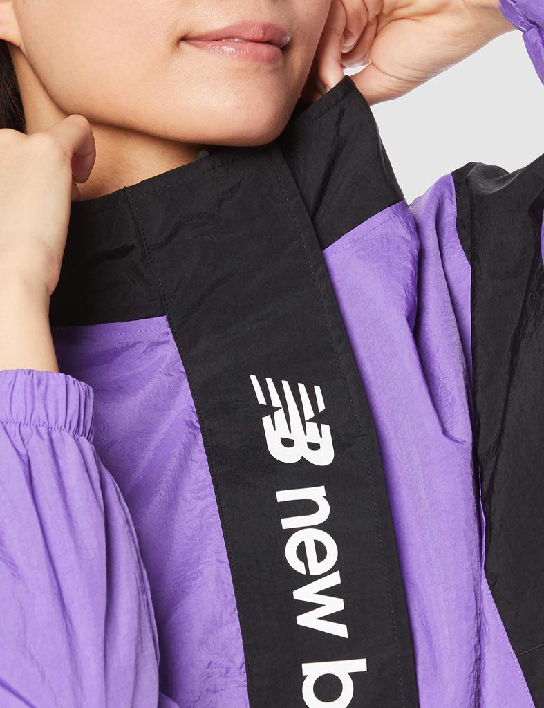 Oversized Woven Jacket WJ03511 MVT Japan S to Japanese size [New Balance] Women's (Mirage Violet) (equivalent S)