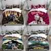 Wallace And Gromit Pattern Print Bedding Set With Multisize Options For Bedroom Use