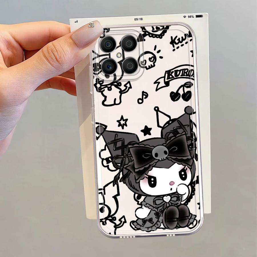 Sanrio Cool Kuromi Soft Phone Cover Case for Honor X8 X8a X8b X9a 90 Lite X7b X9b