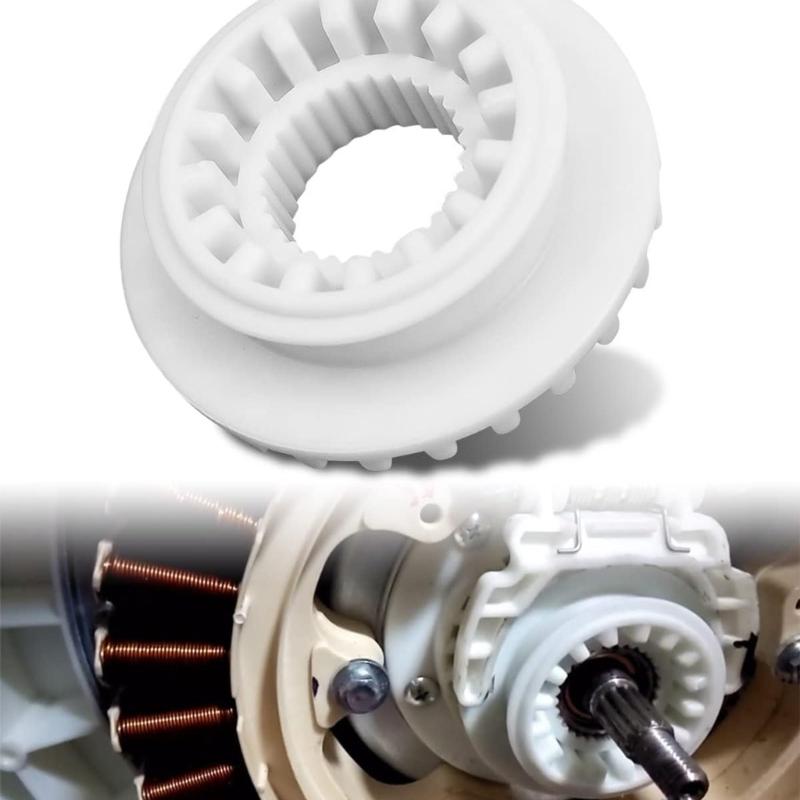Plastic Washing Machine Clutch Gear Coupler Replacement Restores Drive Function Easy Installation with Guide DC9718439A