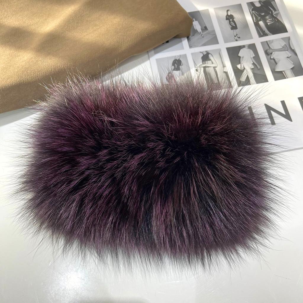 Women’s Winter Warm Real Fox Fur Scarf Fur Headbands Fox Fur Scarves Luxury Neck Warmer Good Elastic Natural Fur Mufflers
