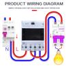 Rail Mounting Electricity Usage Monitor 2.4inch Color Display Digital Energy Meter Switch Breaker AC85V-265V 100A 26.5kW