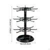 Bracelet Display Stand 3 Layer Rotating Jewelry for Dressing Table Bangle