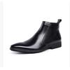 Chelsea Boots Men Shoes Fashion Versatile Business Casual British Style Street Party Wear Classic Ankle Boots