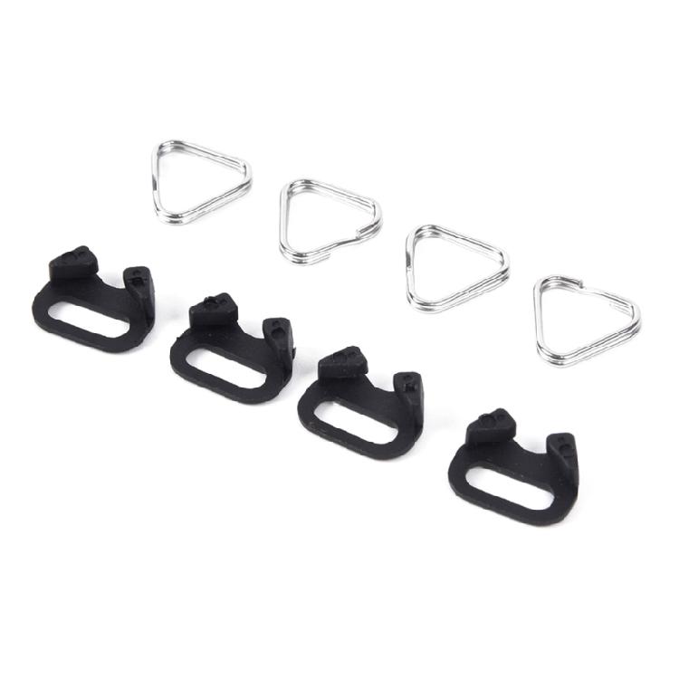 

4Pcs Stainless Steel Lugs Camera Strap Triangle Split Adapter 1