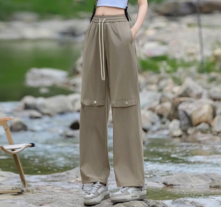 Women's Summer Windproof & Waterproof Hiking Pants - Ice Silk Casual Trekking & Camping Sportswear