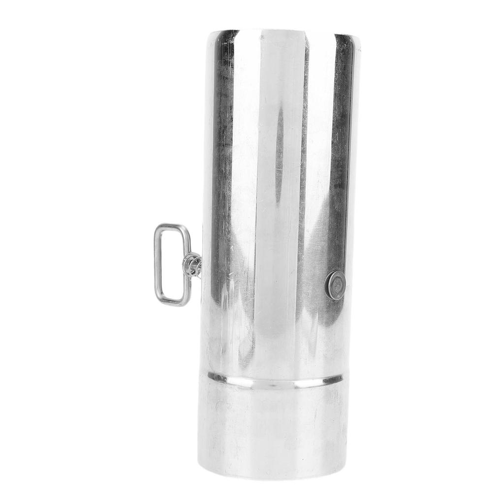 Stove Pipe with Damper 304 Stainless Steel Thickened Chimney Pipe for Vent Exhaust Fume Extraction