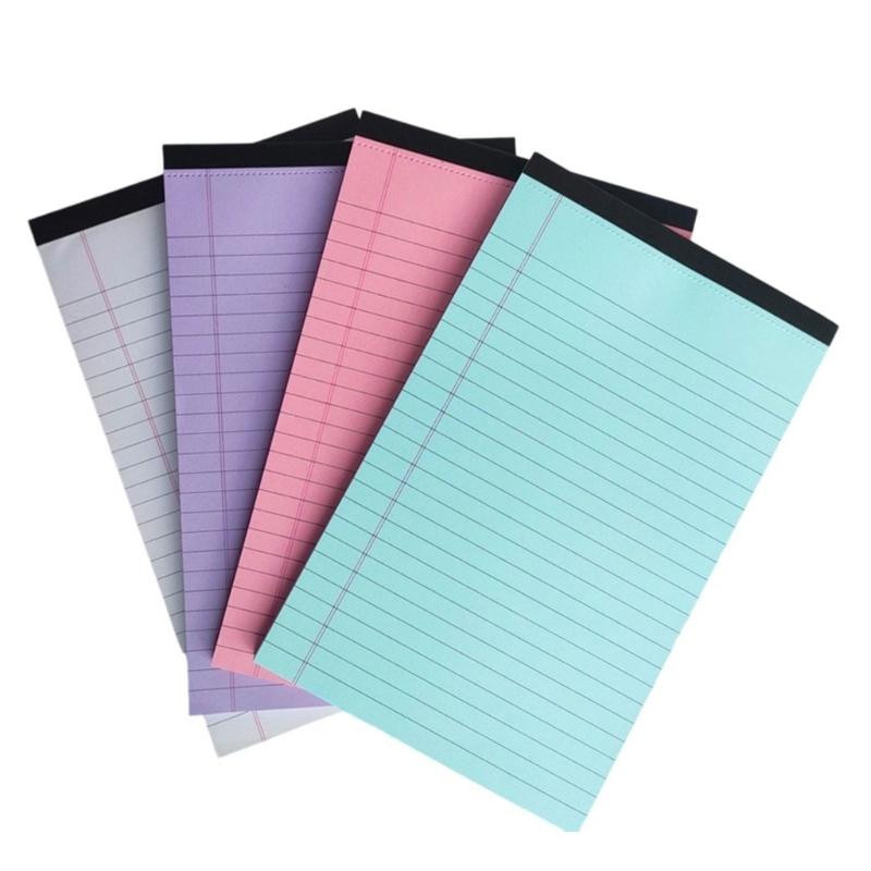 8 Pcs A4 Writing Paper Note Pads Scratch Pads Memos Pad Tearable Legal Pad Lined Paper Pads for Home Office School