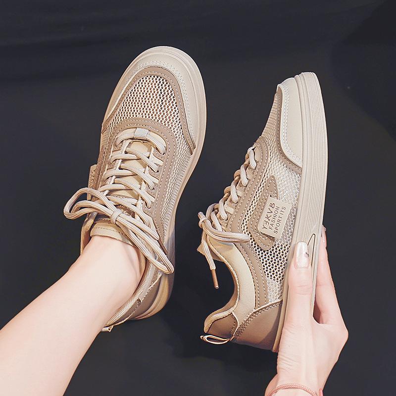 

Белые туфли женские летние женские дышащие сетчатые туфли студенческие повседневные туфли кроссовки туфли на плоской подошве 40 хаки