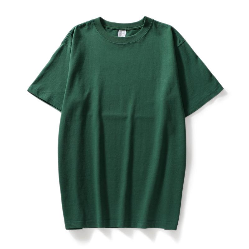 T-shirt da donna estiva in cotone traspirante T-shirt a maniche corte da coppia con collo rotondo allentato