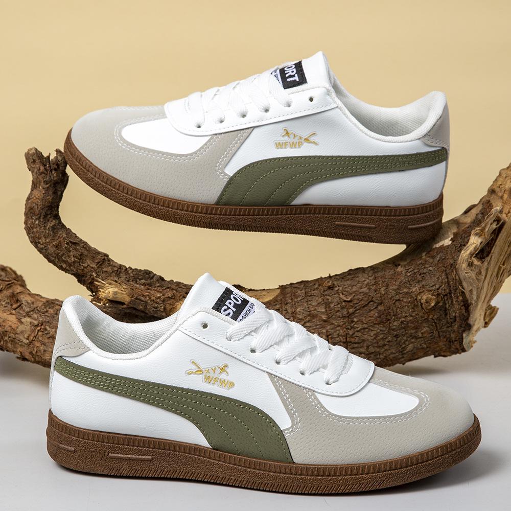 

2025 Мужские парусиновые кроссовки на шнуровке «Четыре сезона» - Повседневная спортивная обувь 43