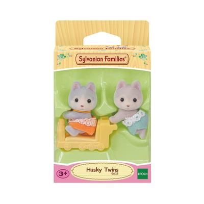 Sylvanian Families Style Husky Twins Figure Set (5638)