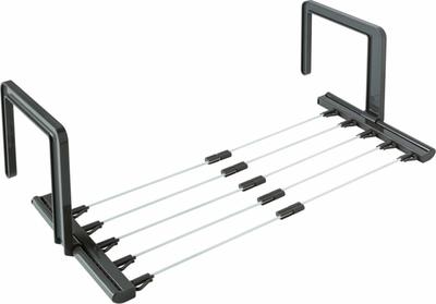Ohe Laundry Drying Hanger Wide X Long X 21cm High Stretchable Brown Towel Hanger Holds 5 Bath Towels Size Approx. 30.5~46.5cm 46~70.5cm