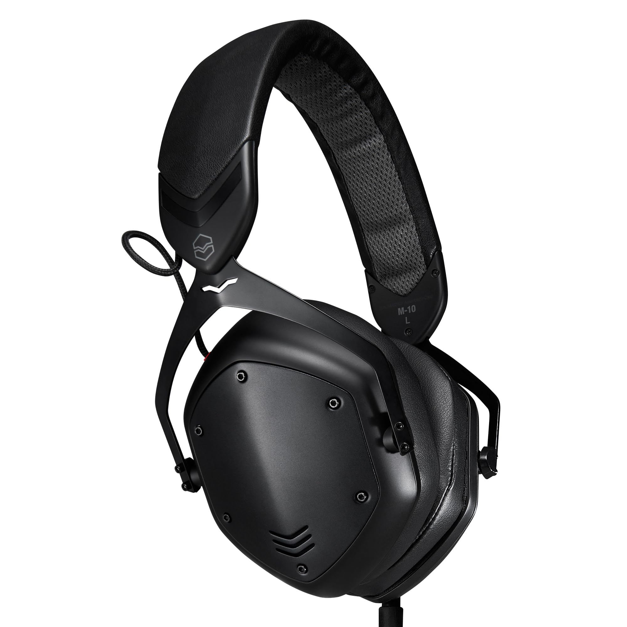 

DJ Мониторные наушники V-MODA M-10 с проводным подключением, черные, совместимые с высоким разрешением, только, чёрный