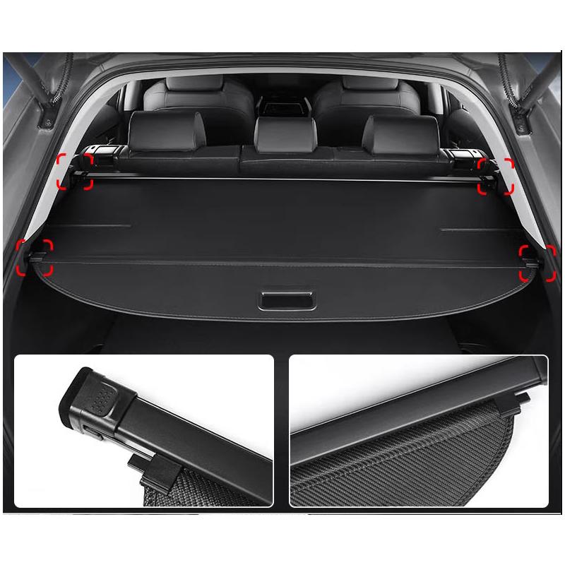 For Ford Kuga Escape C520 2013-2019 Car Trunk Cargo Cover Luggage Tray Storage Security Shield Privacy Partition Mat Accessories