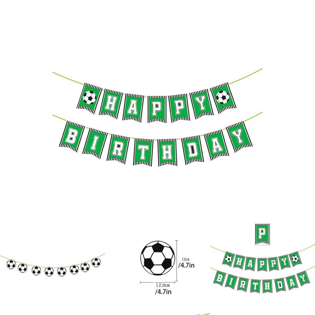 Colorful Soccer Football Theme Birthday Banner Perfect For Fun Baby Showers And Events