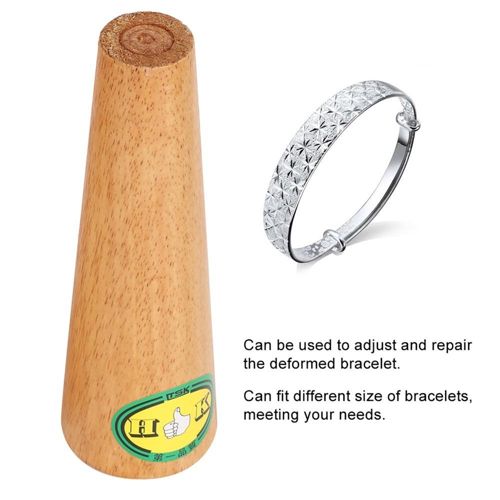 Metal Forming Wooden Bangle Mandrel Round Shape Bracelet Adjuster  Bracelet Adjusting