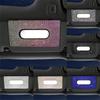 1pc Car Tissue Box, Car Sun Visor Tissue Storage Box, Glitter Rhinestone Tissue Bag, PU Leather Artificial Crystal Tissue Box