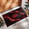 Stoke City Football Print Crystal Velvet Rug, Comfortable Water Absorbent Non Slip Indoor Floor Carpet