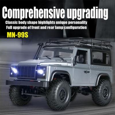 MN 99s 2.4G 1/12 4WD RTR Crawler RC carro buggy off-road para modelo de veículo Land Rover