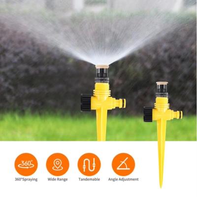 Garden Sprinkler 360° Rotation Irrigation Watering System Agriculture Ground Automatic Tube Adjustable Plug Buried Atomization