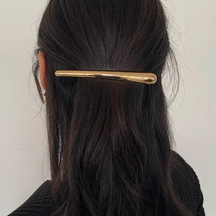 Dune Metal Hair Pin_gold